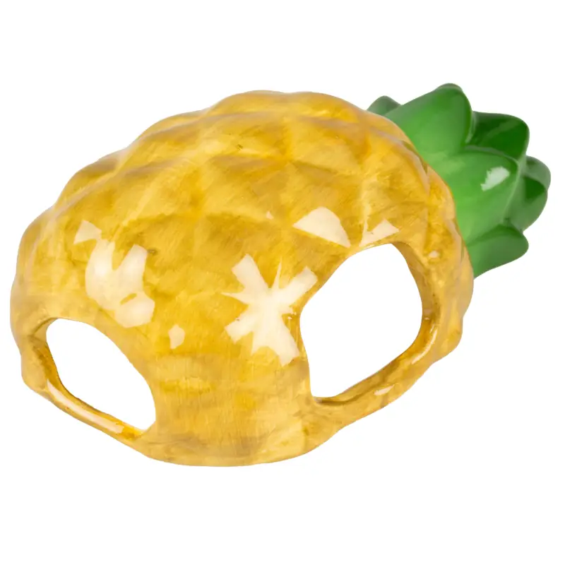 Satisfait Ou Remboursé Duvoplus – Maison de rongeurs Stone Pineapple – 14x8x5,2cm