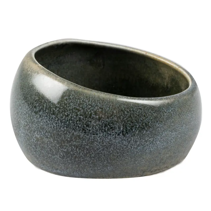 Duvoplus - Mangeoire Stone Obliq Raw L pour Rongeurs - 13x13x6,3cm Must-Have