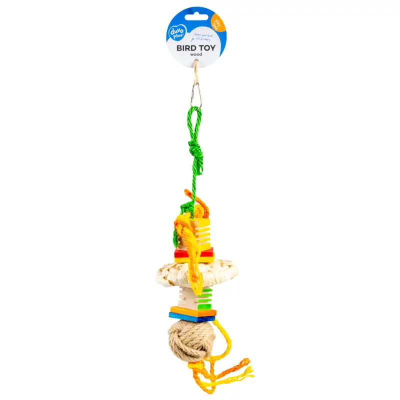 Duvoplus – Jouet Groovy Pendentif en Bois & Cordes de Chanvre Petit Prix