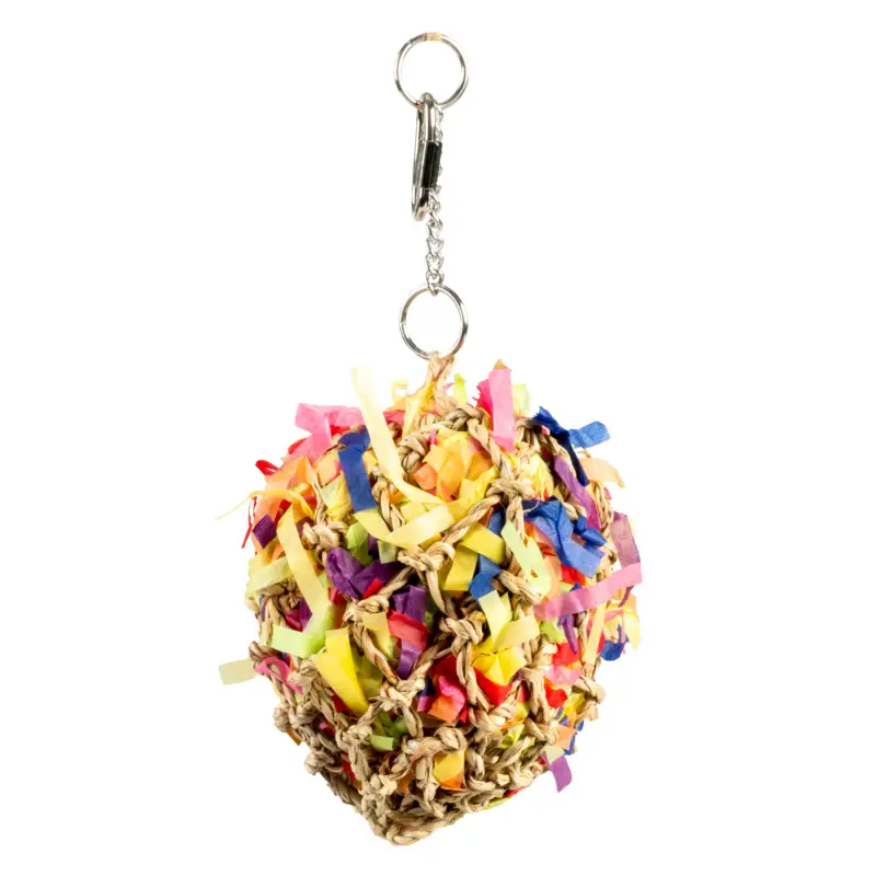 Pas Cher Duvoplus - Jouet Shreddy Piñata M pour Oiseaux - 10x13x27cm