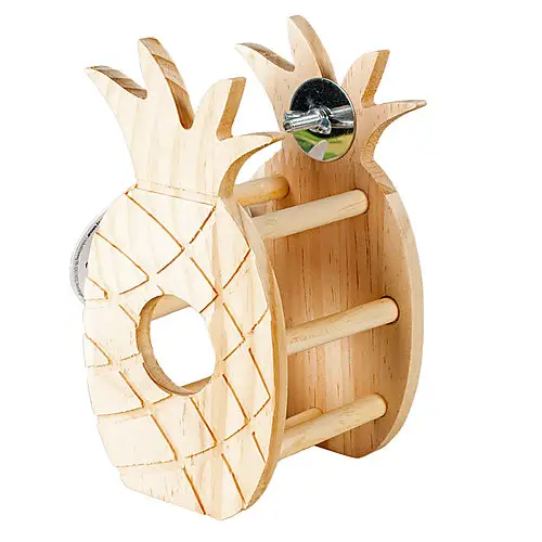 Duvoplus – R&acirc;telier &agrave; Foin Ananas en Bois – 18x10x9cm Certifié