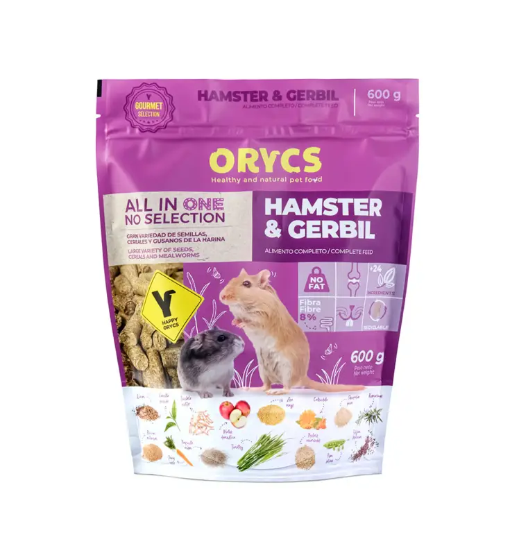 Orycs – Aliment Complet pour Hamster et Gerbille – 600g Meilleur Choix