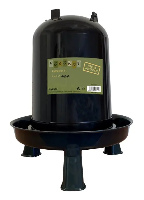 Acheter Direct Kerbl – Abreuvoir Volailles Recycl&eacute; – 8L
