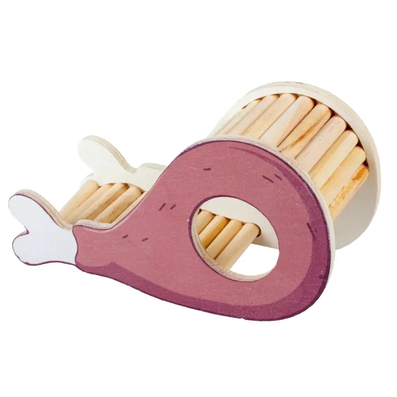 Livraison Express Duvoplus – Maison de Jeux en Bois Pilon Poulet – 20×7,8×10,5cm