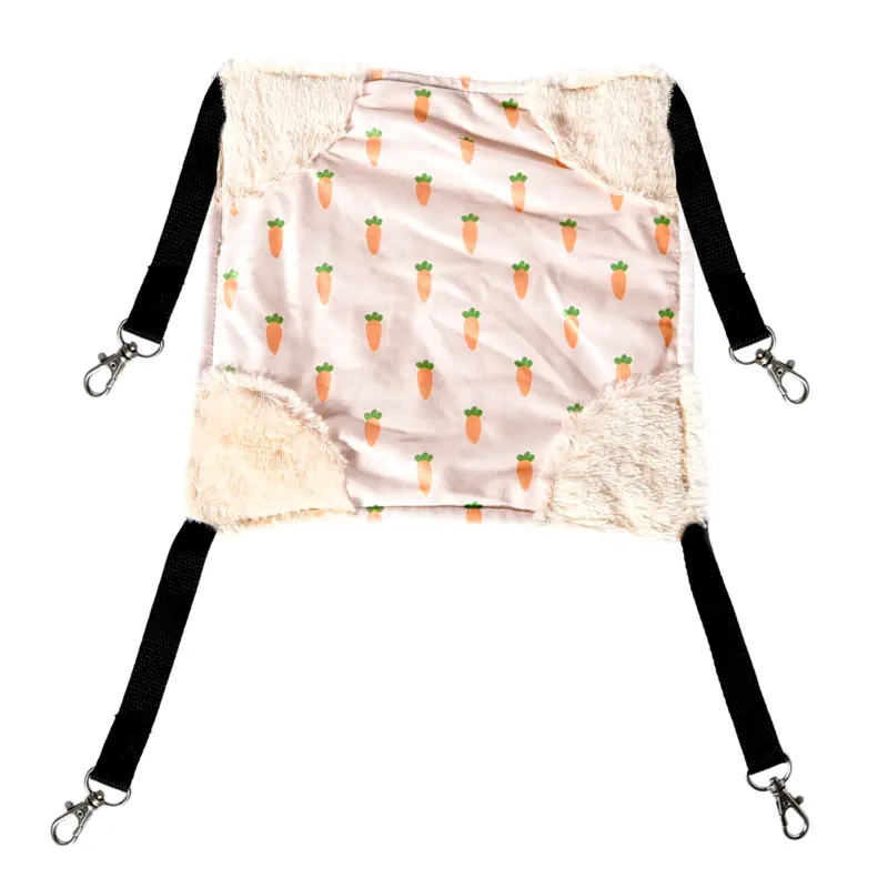 Duvoplus - Hamac en Peluche Carrot S -27x27x2cm Haute Qualité