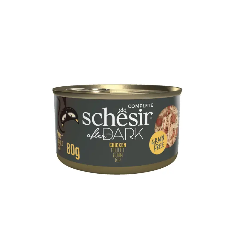 Haute Qualité Schesir – Filet De Poulet En Bouillon After Dark Pour Chats – 80g