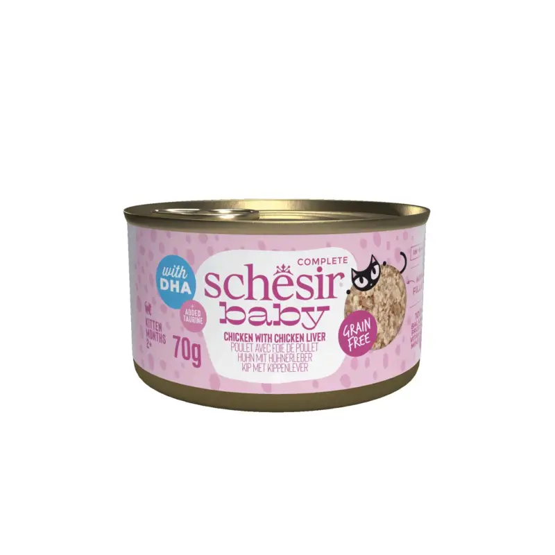 Pas Cher Schesir - Pâtée Baby Filets De Poulet Pour Chats - 70g