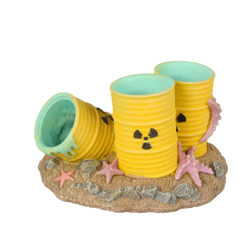 Expédié Aujourd'hui Aquadella - Décoration Baril Radioactif S - 12x9cm
