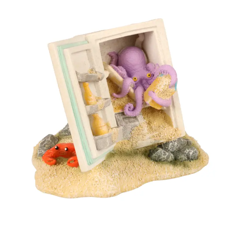 Aquadella – D&eacute;coration R&eacute;frig&eacute;rateur pour Aquarium – 12x11x10cm Offre Limitée