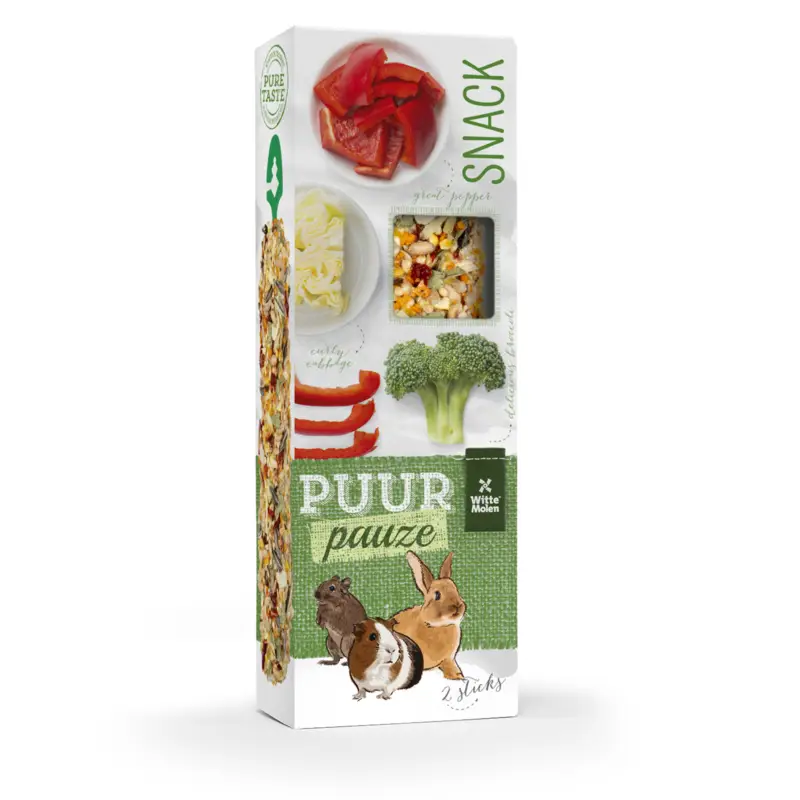 Top Vente Witte Molen – Sticks Poivron & Brocoli – 110g