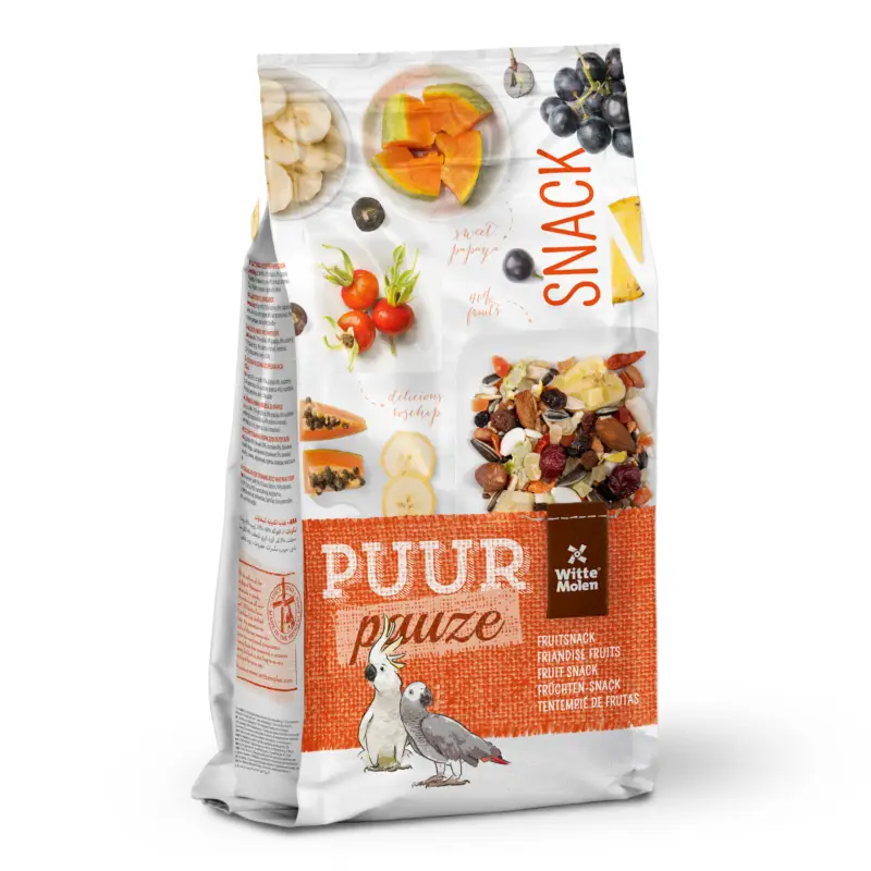 Witte Molen - Snack Muesli Perroquets Fruit - 750g Commande En Gros