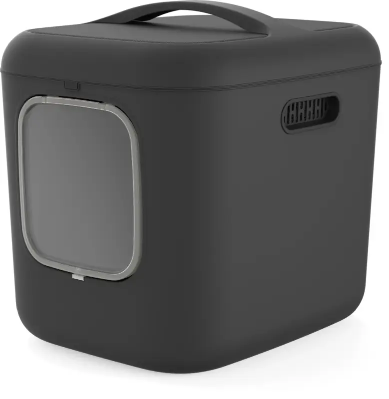 Acheter En Ligne Rotho - Maison de Toilette Biala XL pour Chat - Anthracite