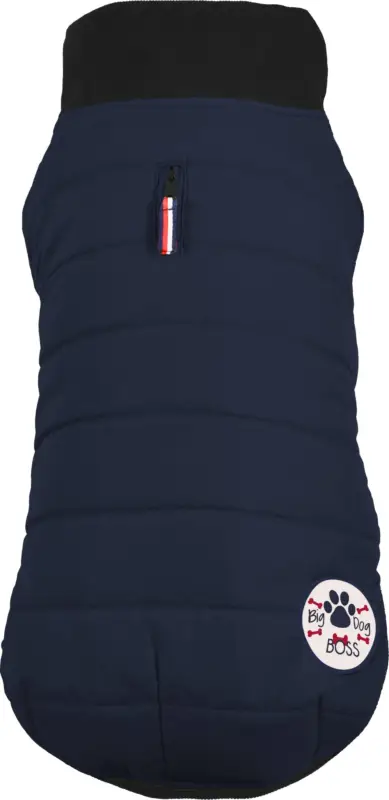 Bobby - Manteau Costaud Bleu Nuit pour Chiens - 40cm/M Quantité Limitée