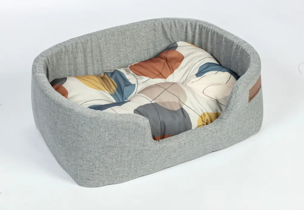 Acheter En Ligne Danish Design – Panier COLOUR BLOCK Gris Clair – S