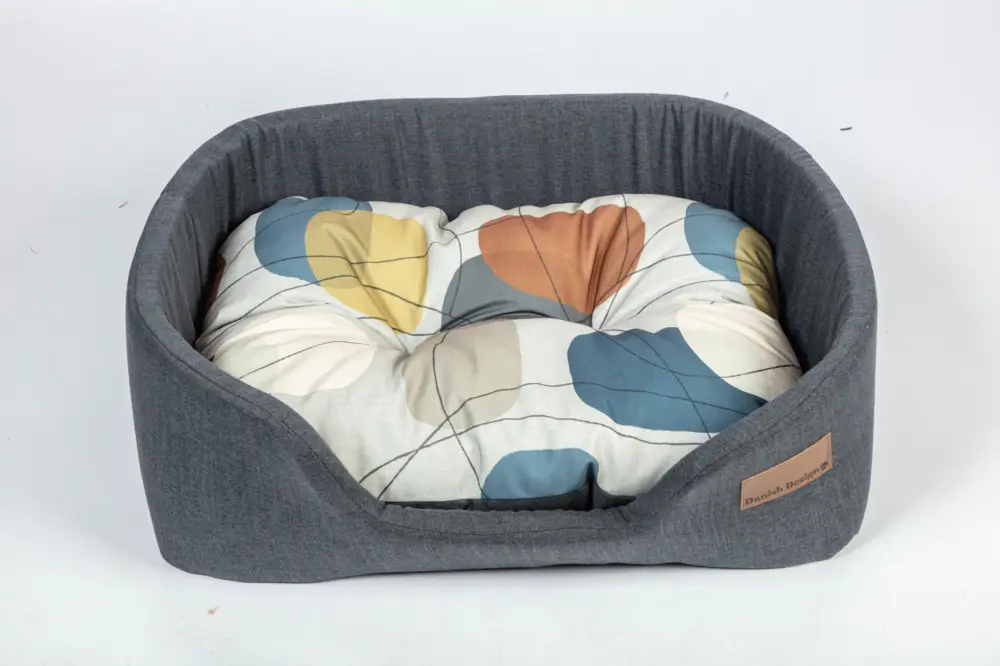 Danish Design – Panier COLOUR BLOCK Gris Fonc&eacute; – L Marque