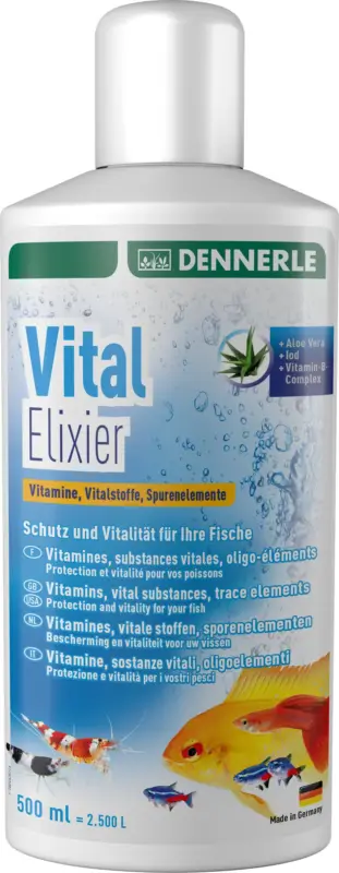 Must-Have Dennerle – Oligo-&eacute;l&eacute;ments Vital Elixier Eau Douce – 500ml