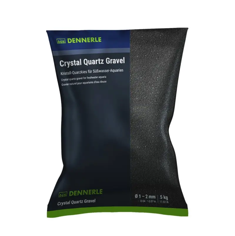 Vente Directe Dennerle – Gravier de Quartz Noir Diamant – 5Kg
