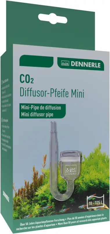 Paiement Sécurisé Dennerle – Diffuseur de CO2 Pfeife Mini en Cristal – 10/125L