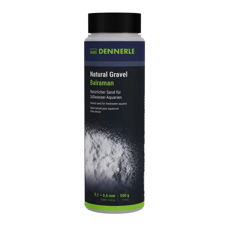 Produit De Marque Dennerle – Gravier Naturel Bairaman 0,1 – 0,3 mm Eau Douce – 500g