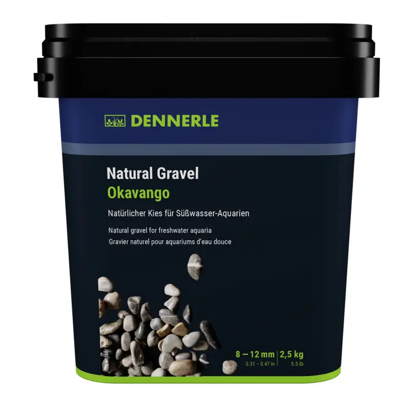 Dennerle – Gravier Naturel Okavango Eau Douce8-12 mm – 2,5kg Top Vente