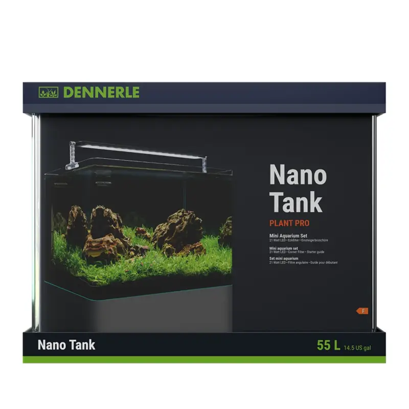 Must-Have Dennerle – Mini Aquarium Panoramique Nano Tank Plant Pro – 55L