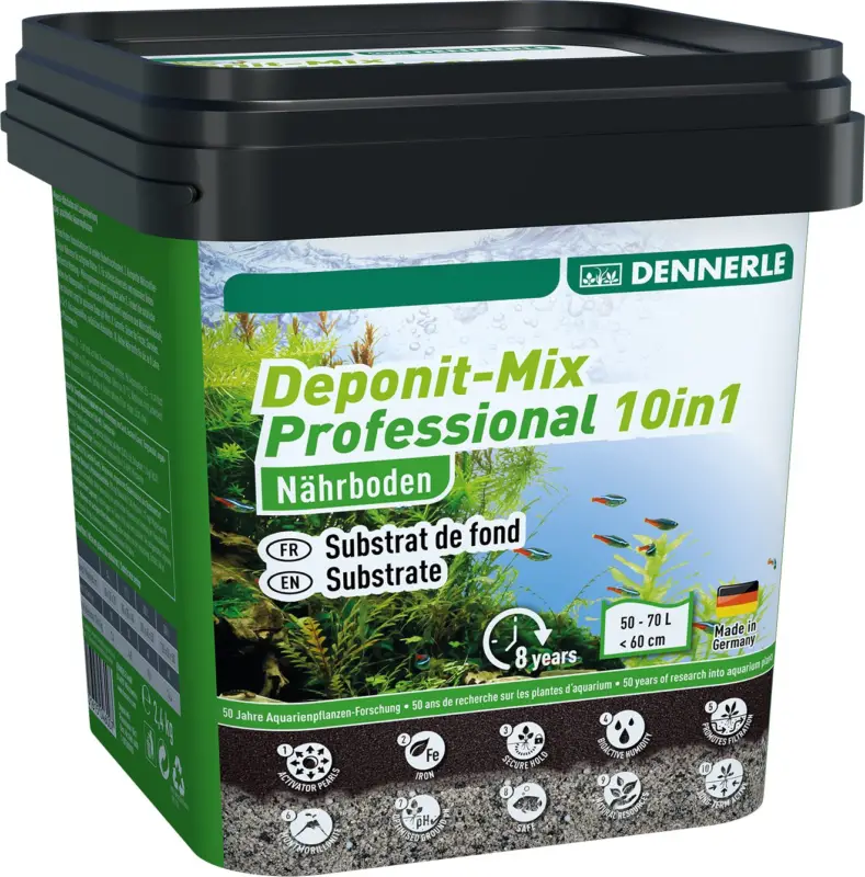 Dennerle – Sol Nutritif Multi-min&eacute;ral Deponit-Mix Professional 10in1 – 2,4 kg Vente Flash