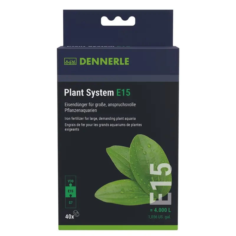 Dennerle – Engrais de fer en Pastille Plant System E15 – x40 Usine Directe