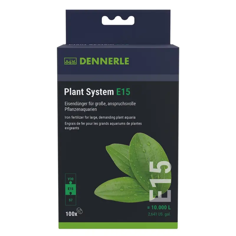 Prix Choc Dennerle – Engrais de fer en Pastille Plant System E15 – x100
