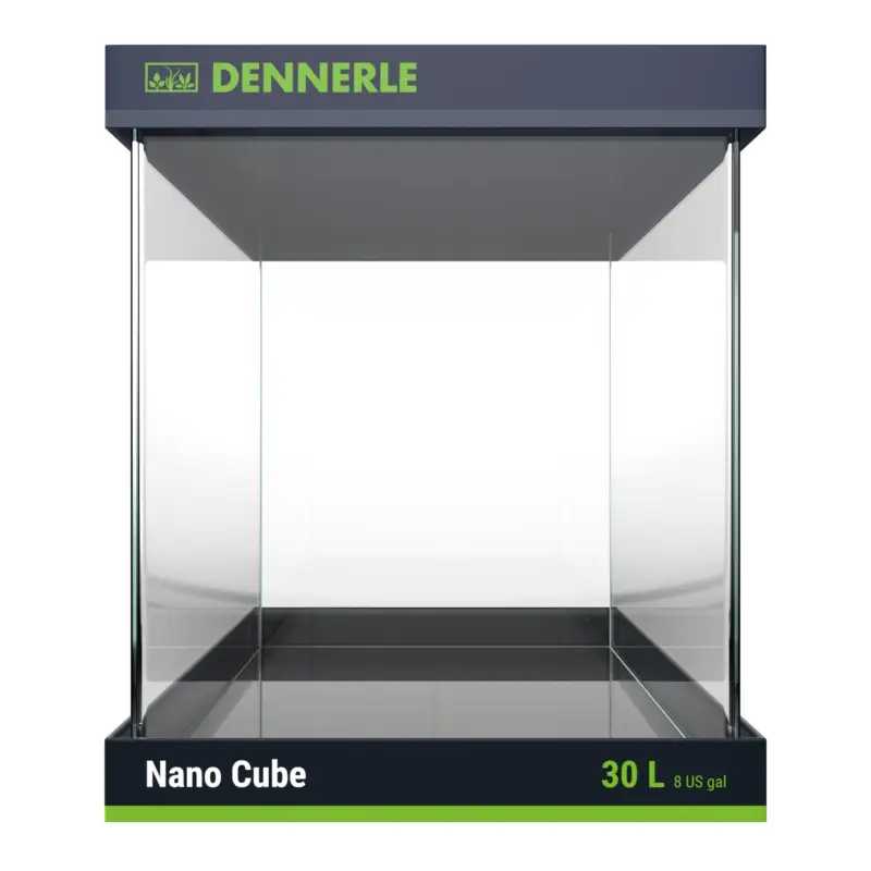 Dennerle – Mini Aquarium Nano Cube Coins Arrondis – 30L Quantité Limitée