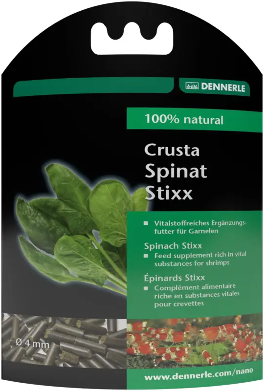 Prix Promo Dennerle – Compl&eacute;ment Alimentaire Crusta sticks d'&eacute;pinard pour Crevettes – 30g