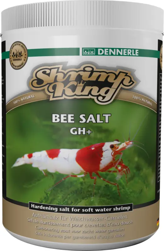 Dennerle – Sel de Durcissement Shrimp King Bee Salt GH+ – 1000g Satisfait Ou Remboursé