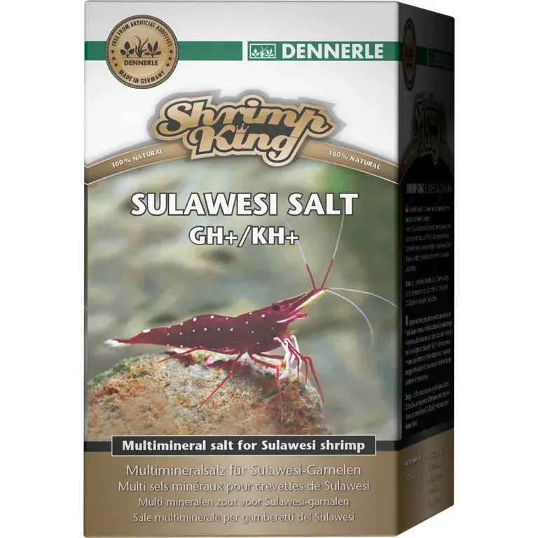 Dernier Modèle Dennerle – Sel Multi-min&eacute;ral Shrimp King Sulawesi Salt pour Crevettes – 200g