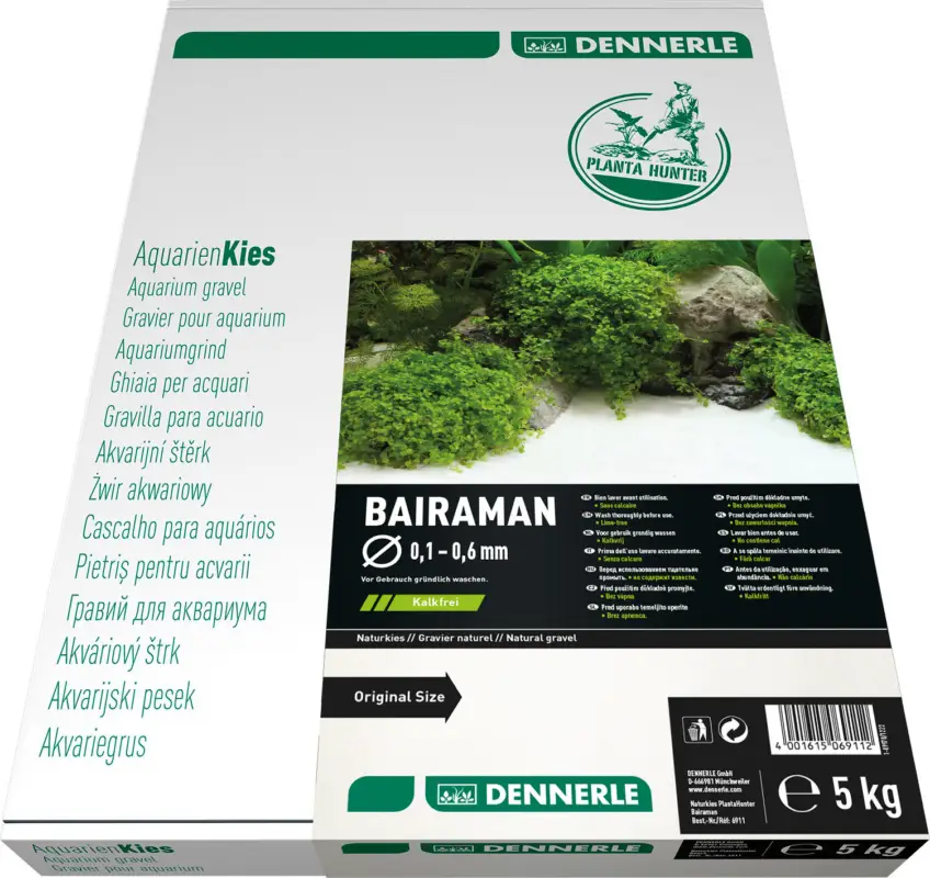 Dennerle – Gravier naturel Bairaman 0,1 0,6 mm Eau Douce -5Kg Commander Vite