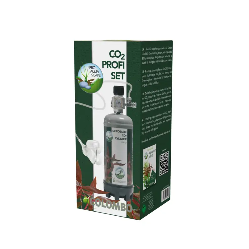 Retour Gratuit Colombo – Kit CO2 ProfiSet Pro Aquascape – 800g
