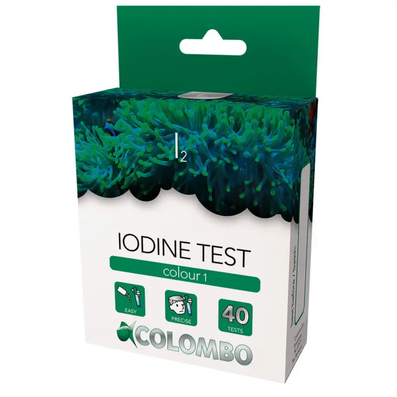 Nouvel Arrivage Colombo – Test Marine Iodine I2 Colour 1 – x40