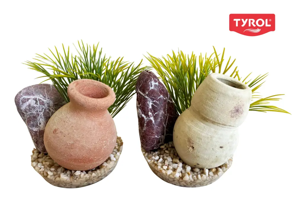 Certifié Tyrol – D&eacute;coration Oasis Jarre pour Aquarium – 10cm