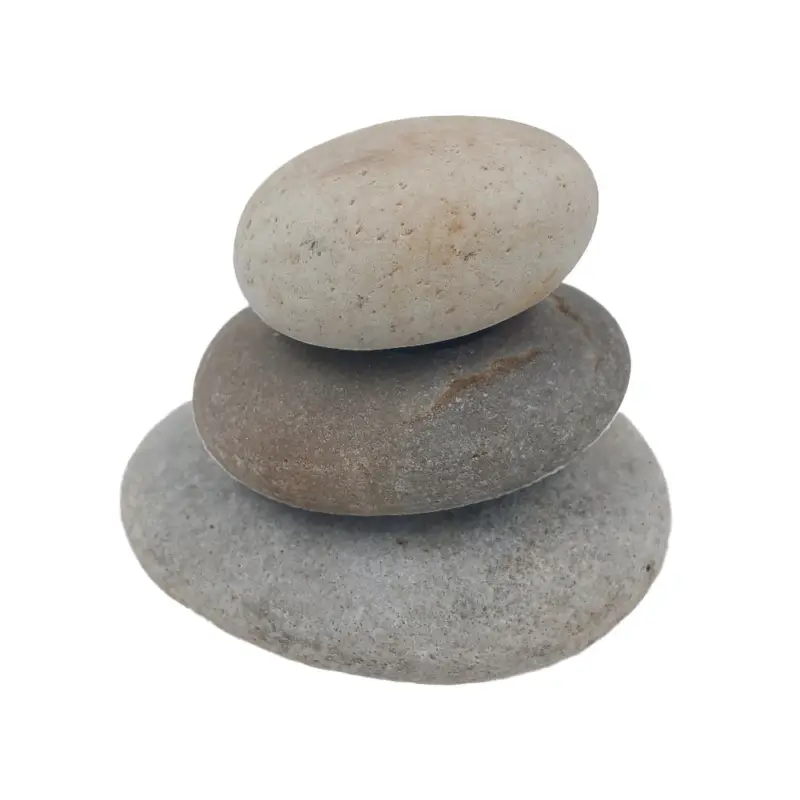 Tyrol – D&eacute;coration Pyramide 3 Galets Naturels – 8cm Prix Cassé