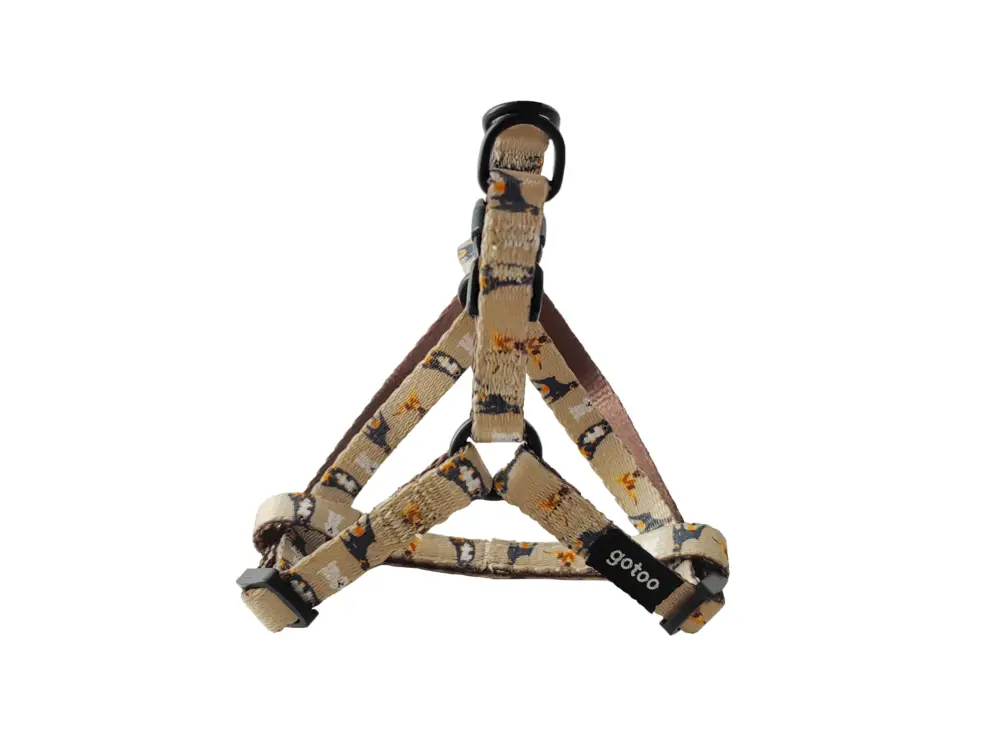 Satisfait Ou Remboursé Gotoo – Harnais Marron pour Chien – XXS