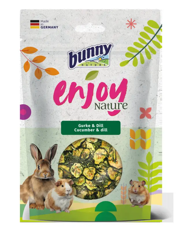 Bunny Nature – Snack Enjoy Nature Concombre & Aneth – 40g Quantité Limitée