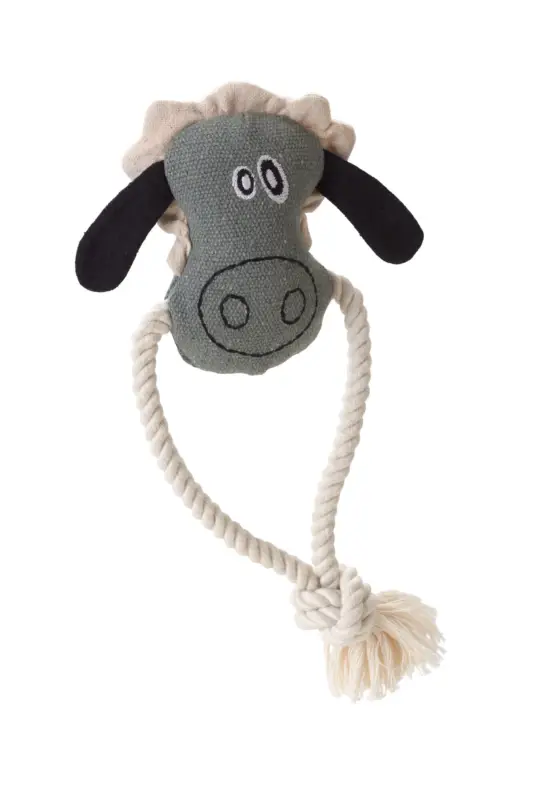 Solde Hunter – Jouet Mouton Nebraska + Corde pour Chiens – 32cm