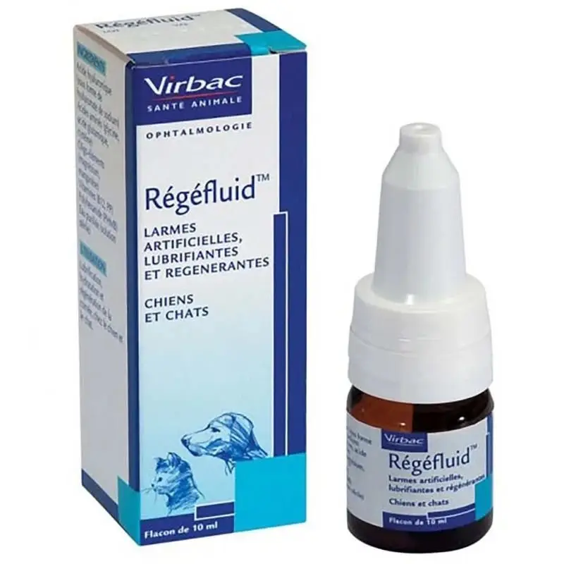 Virbac – R&eacute;g&eacute;fluid Larmes Artificielles Hydratation de l'&OElig;il pour Chiens et Chats – 10ml Affaire À Saisir