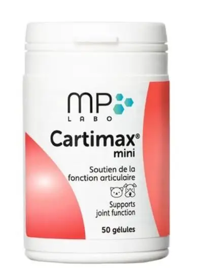 Expédié Aujourd&rsquo;hui MP Labo – G&eacute;lules Cartimax Mini Fonction Articulaire Pour Chiens Et Chats – x50