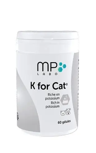 Commande En Gros MP Labo – G&eacute;lules K for Cat Riche en Potassium pour Chiens et Chats – x60