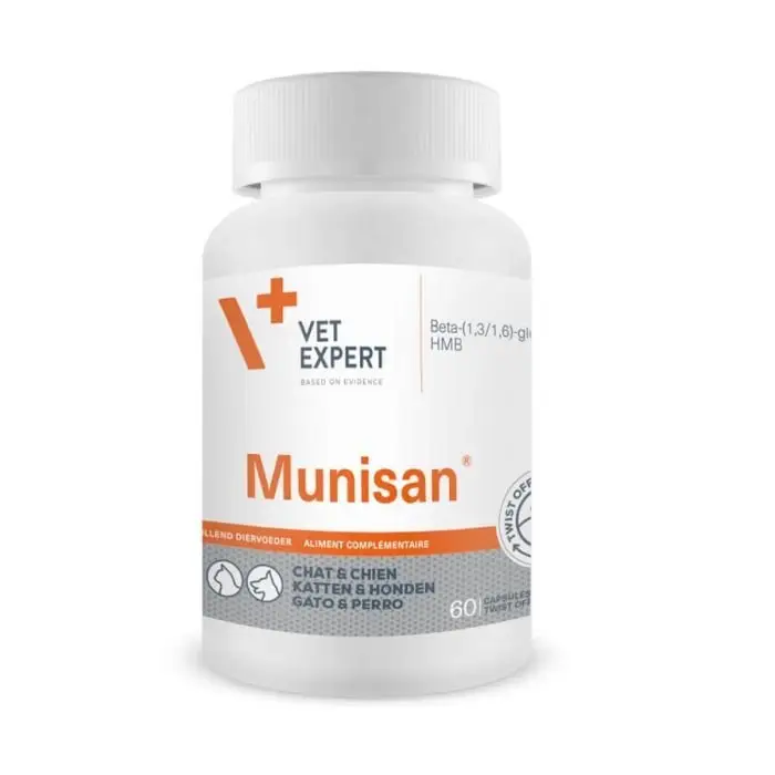Obione – Capsules Munisan Syst&egrave;me Immunitaire pour Chiens et Chats – x60 Meilleure Vente