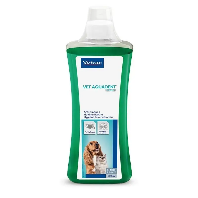 Virbac – Lotion Vet Aquadent Fresh pour Chiens et Chats – 500ml Remise