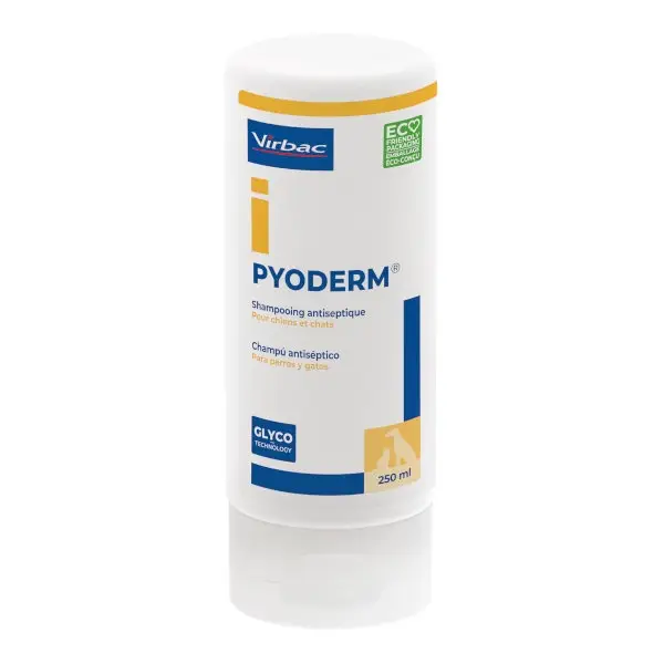 Bon Plan Virbac – Shampoing Pyoderm Antiseptique pour Chiens et Chats – 250ml