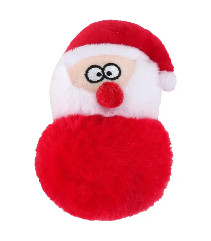 Wouapy – Jouet Pompom P&egrave;re No&euml;l Fourrure pour Chats – 11cm Commande En Gros