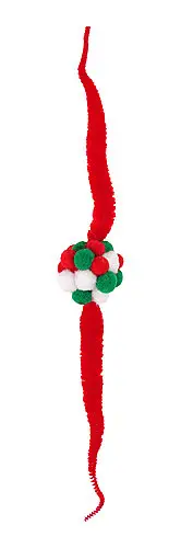 Wouapy – Balle 2 en 1 Pompoms + 2 Chenilles pour Chats Populaire