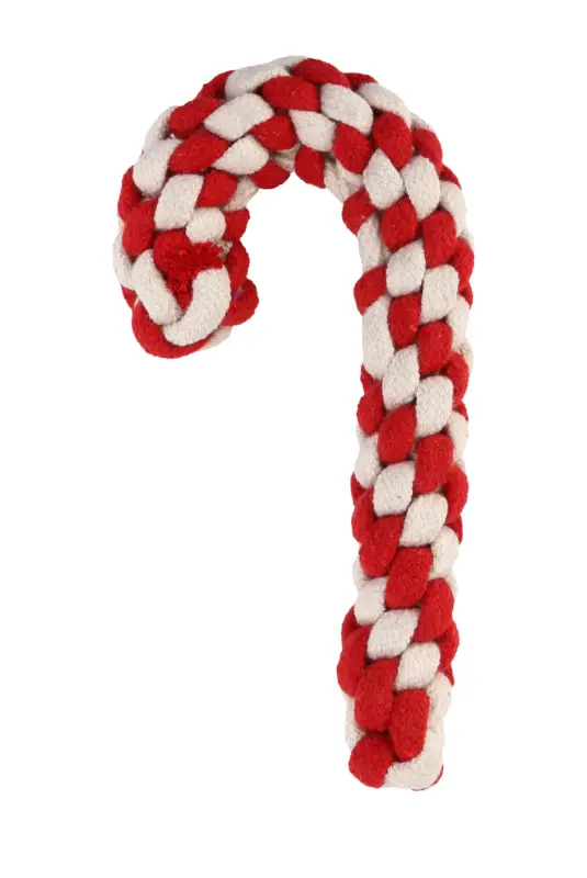 Wouapy – Jouet Sucre d'Orge avec Corde pour Chiens – 20cm Vente Directe