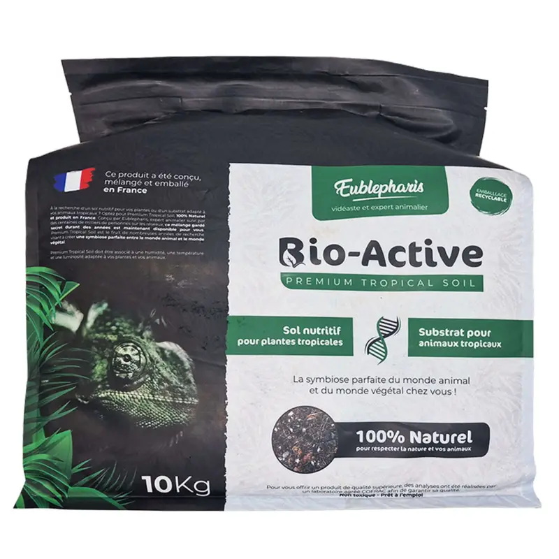 Eublepharis – Sol Nutritif Bio-Active Premium Tropical Soil – 10Kg Marque